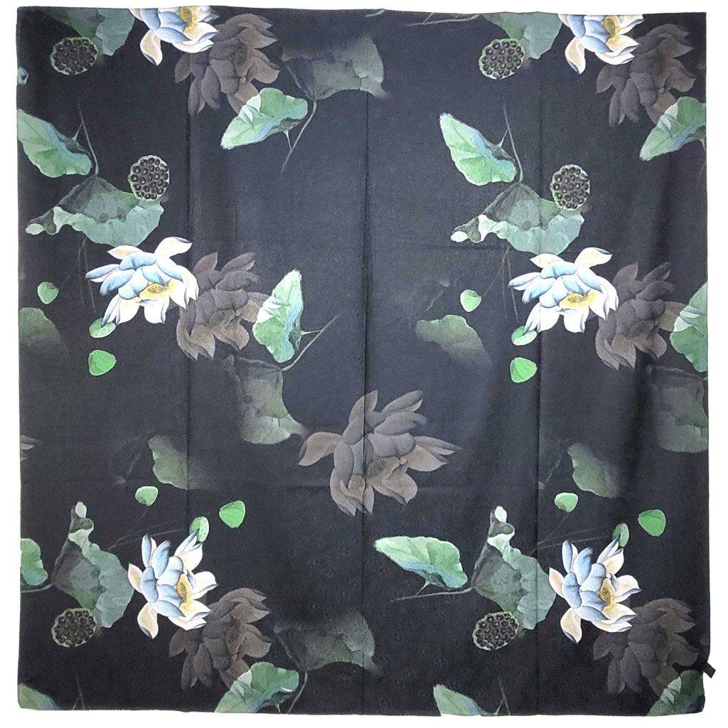 Nwt Double Sided Silk Scarf 52X52 Large Square Shawl Wrap 3408